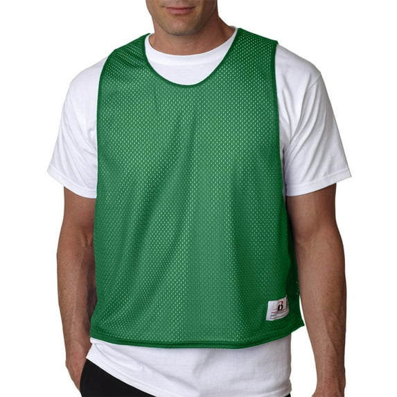Badger B8560 Adult Lacrosse Reversible Practice Jersey - Kelly Green, White, 2XL & 3XL
