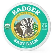 Badger Baby Balm Tin, Chamomile and Calendula, 2 oz