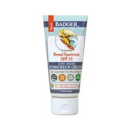 FFYUMNY Badger Balm SPF 35 Sport Sunscreen Cream- 2.9 oz
