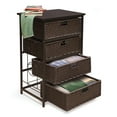 thumbnail image 1 of Badger Basket August Collection Tall Four Basket Storage Unit - Espresso, 1 of 8