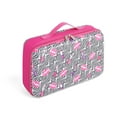 thumbnail image 1 of Badger Basket Doll Storage and Travel Case for 12-inch Fashion Dolls, Lipstick Pink, 1 of 9