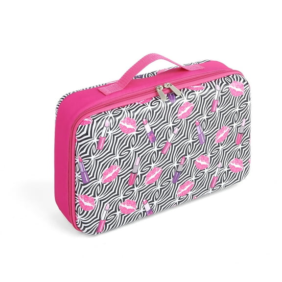 Badger Basket Doll Storage and Travel Case for 12-inch Fashion Dolls, Lipstick Pink