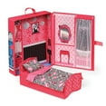 thumbnail image 1 of Badger Basket Home & Go Dollhouse Playset Travel Storage Case with Bed for 12 inch Fashion Doll, 1 of 10