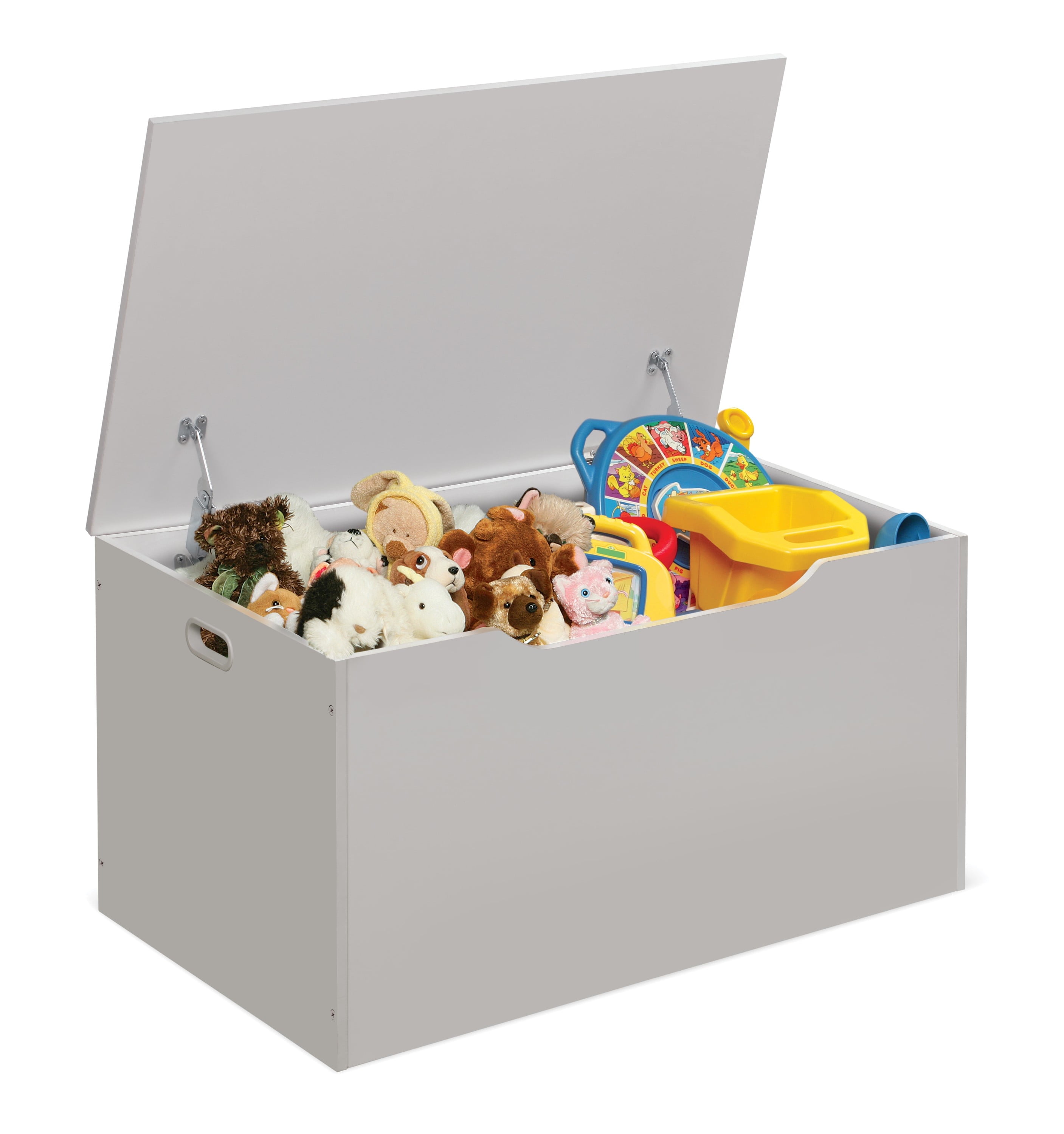 Badger Basket Kid s Wooden Flat Bench Top Toy and Storage Box 4.5