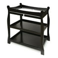 thumbnail image 1 of Badger Basket Sleigh Style Baby Changing Table - Black, 1 of 4