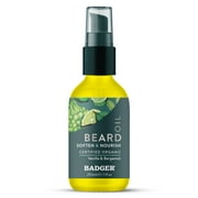 Badger Beard Oil, Bergamot & Vanilla, 1 fl oz