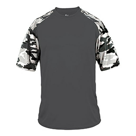 Badger Camo Sport T-Shirt Size 4XL Color Greys