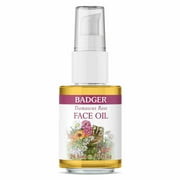 Badger Damascus Rose Face Oil with Jojoba, 1 fl oz