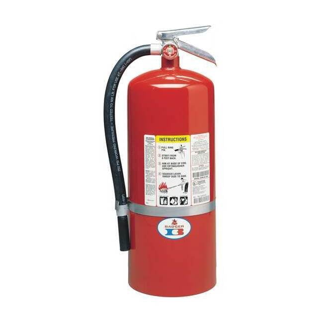 Fire Extinguisher, 20 lb Capacity, Class ABC ,UL Rating6A:120B:C ,Monoammonium Phosphate