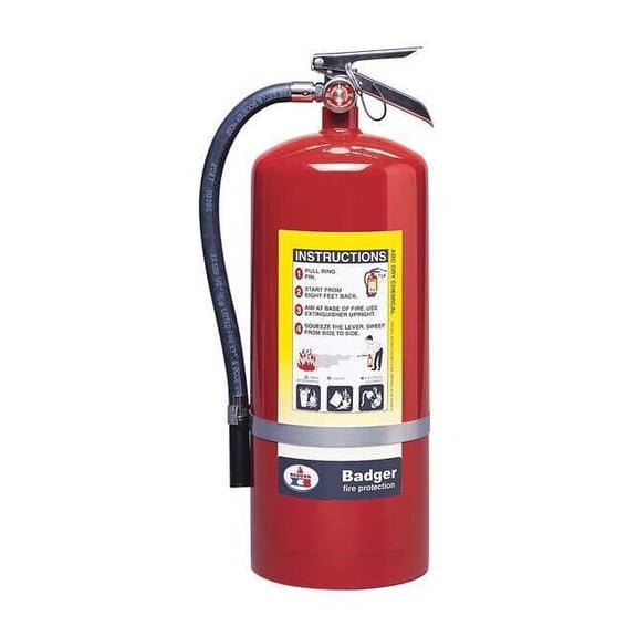 Badger Fire Extinguisher,Steel,Red,ABC B20M