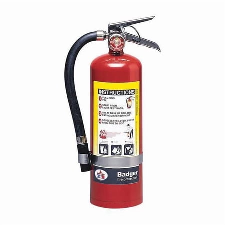 Fire Extinguisher, 5.5 lb Capacity, Class BC ,UL Rating40B:C ,Sodium Bicarbonate B5BC