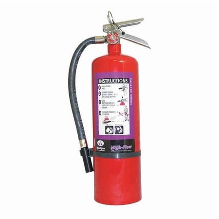 Fire Extinguisher, 10 lb Capacity, Class BC ,UL Rating20B:C ,Potassium Bicarbonate B-10-P-HF