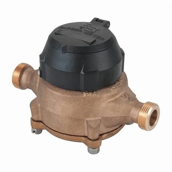 Badger Flowmeter,25 gpm,150 psi,7-1/2 in. 102-3947