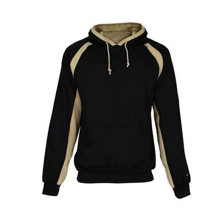 Badger Hook Hooded Sweatshirt in Black Vegas Gold XL 1262 Walmart