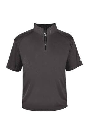 B-Core S/S 1/4 Zip - Graphite/Black M