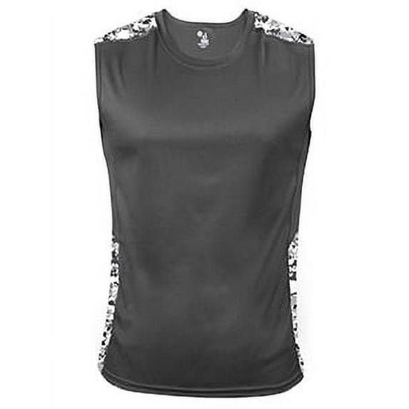 Badger Men's Digital Sleeveless Tight-Fit T-Shirt Tee