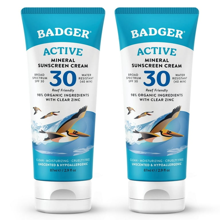 Badger Balm Badger Sunscreen Cream Badger Kids Mineral Sunscreen - Main Image