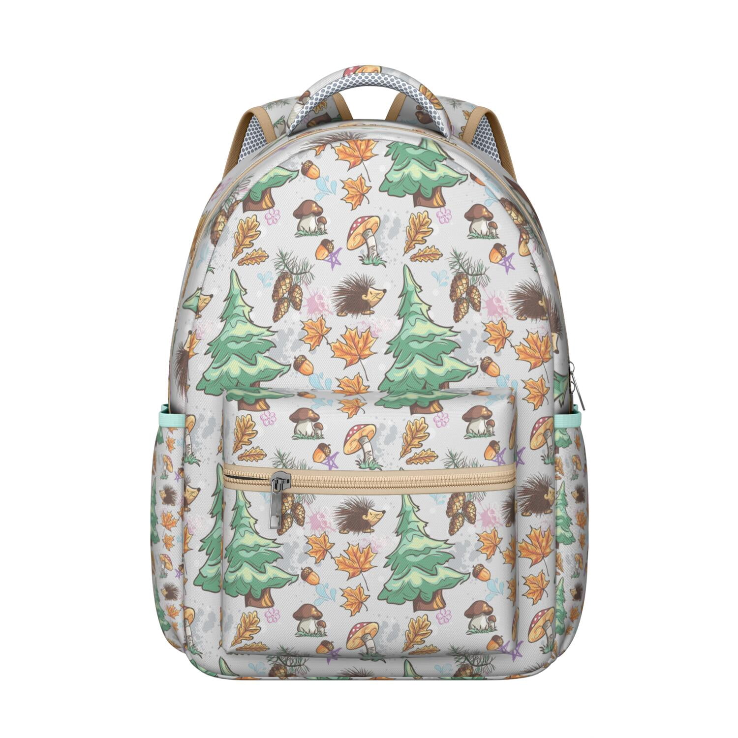 Badger Patterned Backpack - Waterproof & Lightweight Bookbag for College, Trendy Laptop Backpack for Teens, Functional & Fashionable Daily Carry