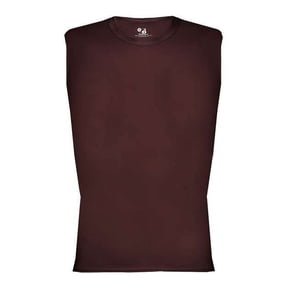 Badger Pro-Compression Sleeveless T-Shirt 4631 - Maroon - Large