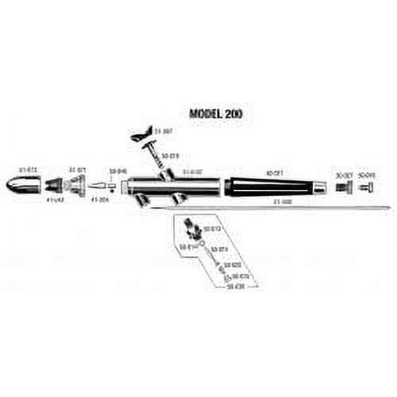 Badger Pro-Production Series Airbrush Head - 51-071