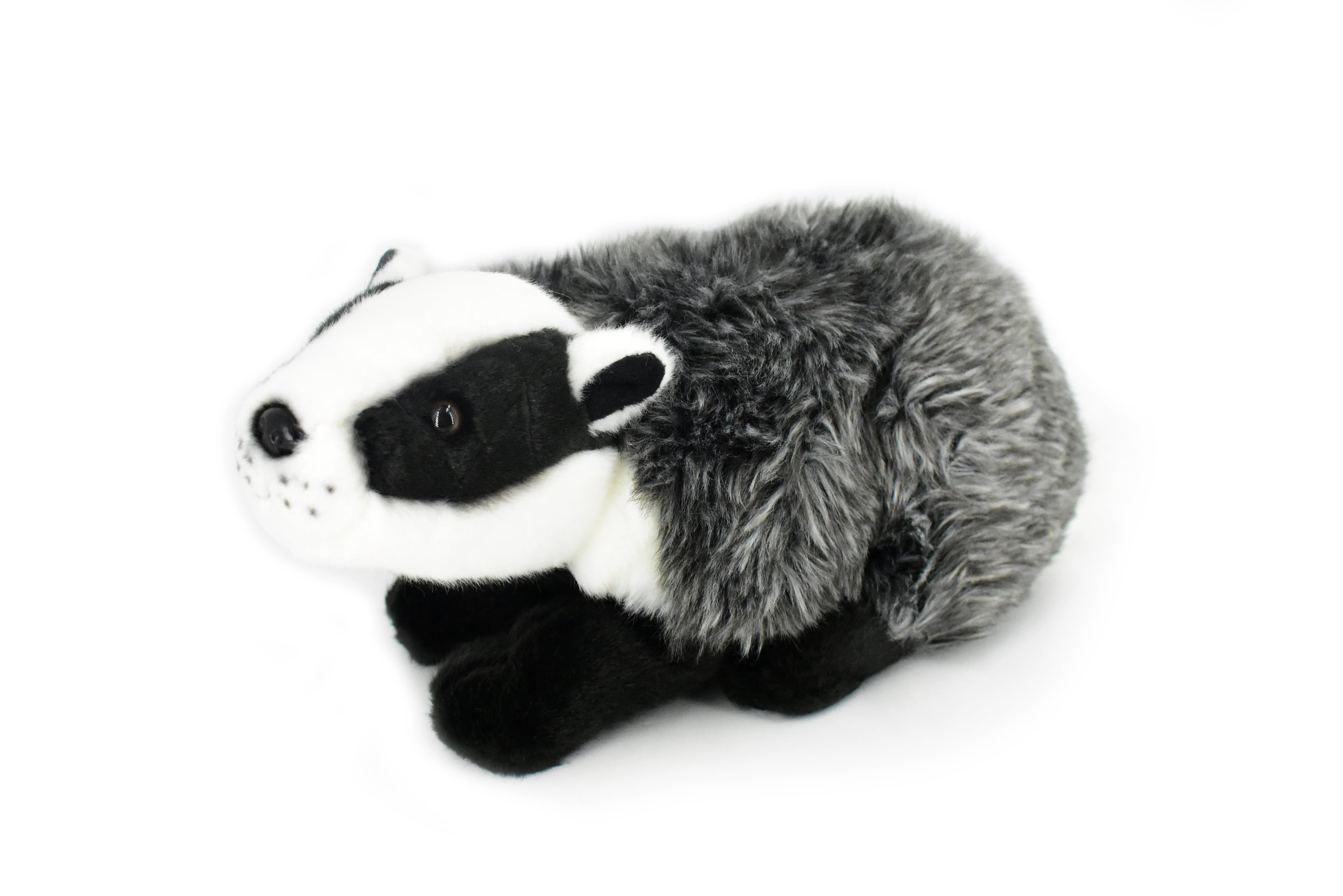 FRANKIEZHOU Honey Badger Stuffed Animal-Black 15.75,Realistic Badger Plush  Toy, Honey Badger Stuffed Toy,Soft and Durable, Toy for Boy,Girl