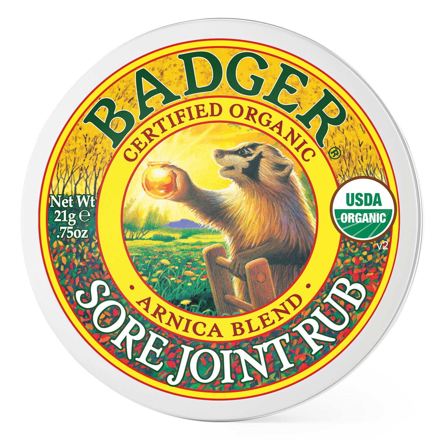 Badger Sore Joint Rub w/ Arnica & Black Pepper 0.75 oz Tin - Walmart.com
