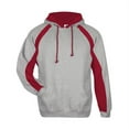 thumbnail image 1 of Badger Sport 1262 Hook Hoodie - Oxford Red, 1 of 3