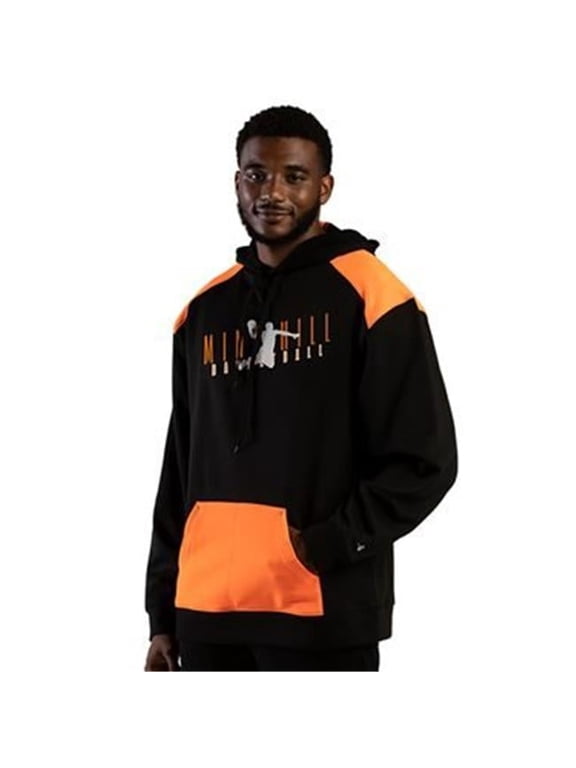 1440 Breakout Performance Fleece Hoodie - Navy Safety Yellow