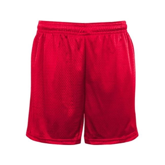 Badger Sport 222500 Mesh Tricot Youth 4" Short - Black