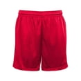 thumbnail image 1 of Badger Sport 222500 Mesh Tricot Youth 4" Short - Red, 1 of 3