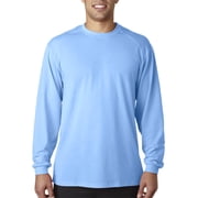 Badger 4804 Adult B-Tech Long-Sleeve Tee - Columbia Blue, Extra Large