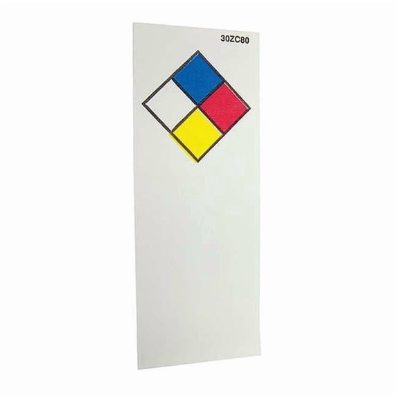 Badger Tag & Label Label, NFR Symbol, Polypropylene, 3 7/8 in W, 1 1/2 in H 110