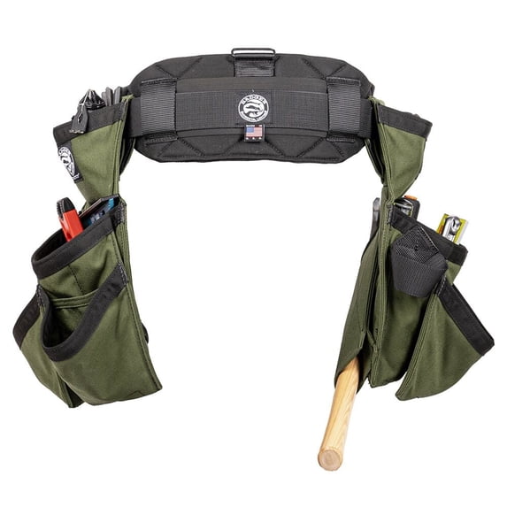 Badger Tool Belts Carpenter Tool Belt Set - Olive Large