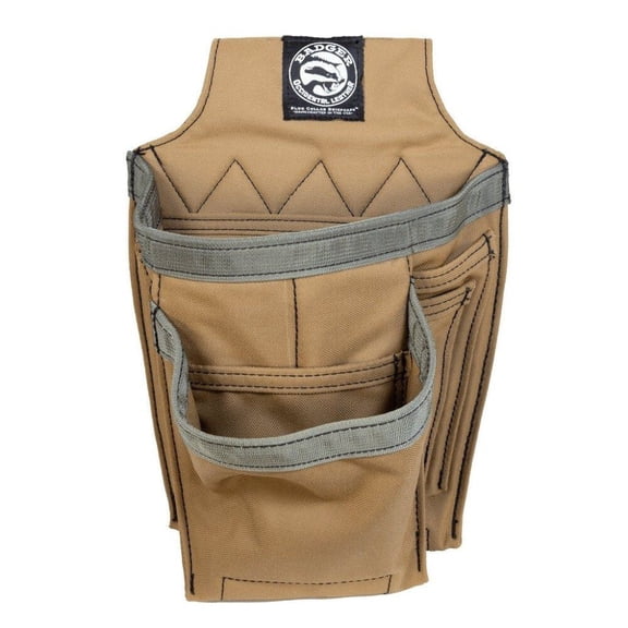 Badger Tool Belts Trimmer Fastener Bag Sawdust Sage