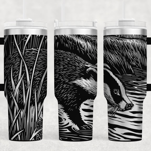 Badger Tumbler : Engraved 40oz Tumbler