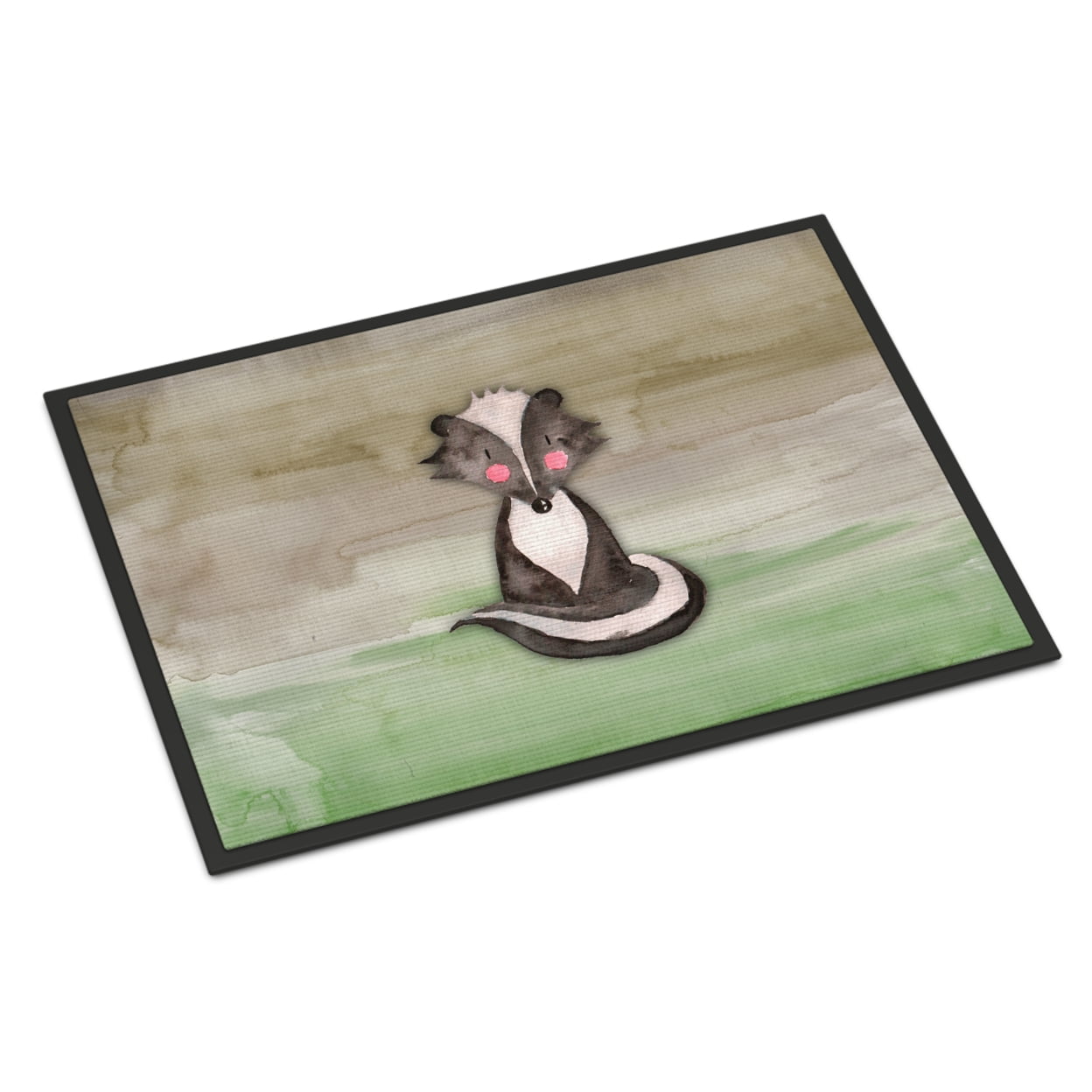 Badger Watercolor Door Mat