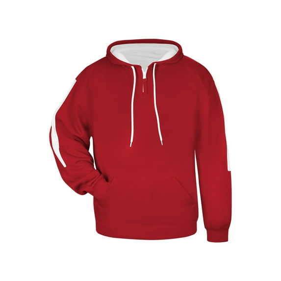 Badger Yth Sideline Hood RedWt