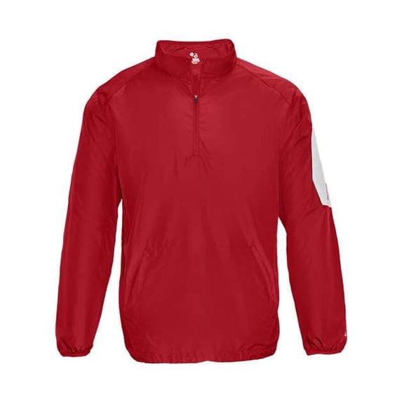Badger Yth Sideline P/O RedWht