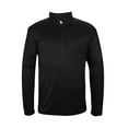 thumbnail image 1 of BadgerLine Embossed Quarter-Zip Long Sleeve Tee 4134, 1 of 1