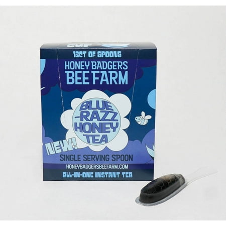 Badgers Honey Spoon - Blue Razz 12ct Box