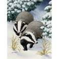 thumbnail image 1 of Badgers On The Move Flag Garden Size, 1 of 1