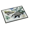 thumbnail image 1 of Badgers in the snow Door Mat, 1 of 2