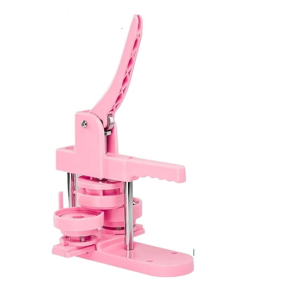 Badges Button Maker Machine Set, 25+32+58MM Pin Badges Punching Press ,Beginner-Friendly