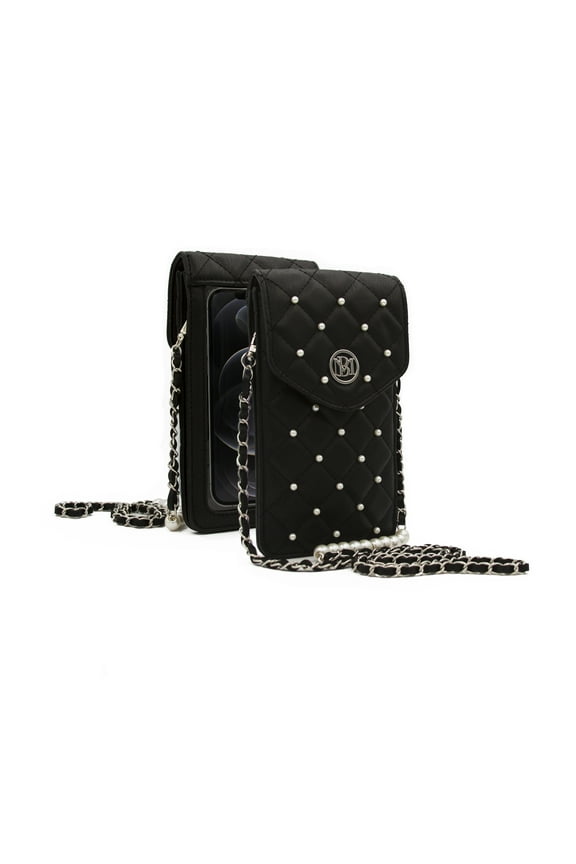 Black Pearls Strap Phone Case