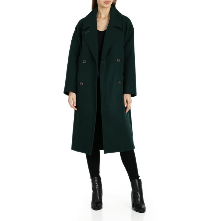 Badgley mischka double breasted on sale coat