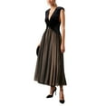 thumbnail image 1 of Badgley Mischka Drop Waist Velvet Dress, 1 of 4