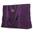 thumbnail image 1 of Badgley Mischka Fabric Nylon Travel Tote Bag in Purple, 1 of 5