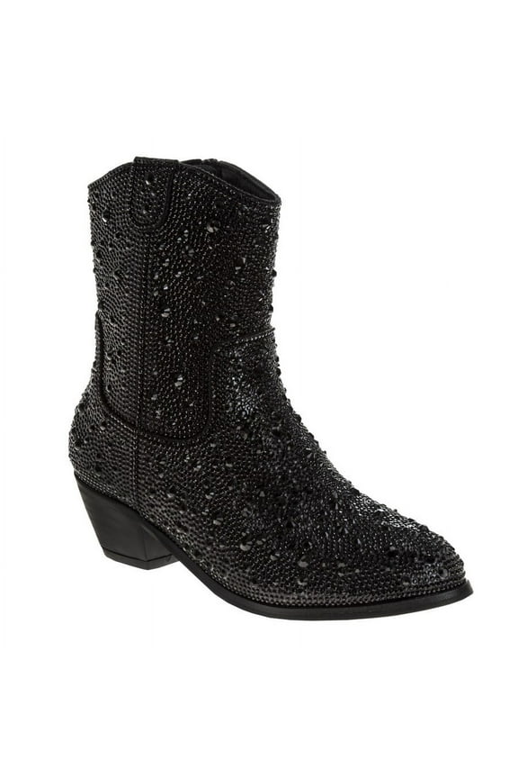 Girls Dress Boots (Little Kids Big Kids)Black, Size: 2