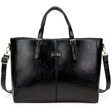 Badgley Mischka Women's Julia Tote Weekender Duffle Travel Bag (Black)