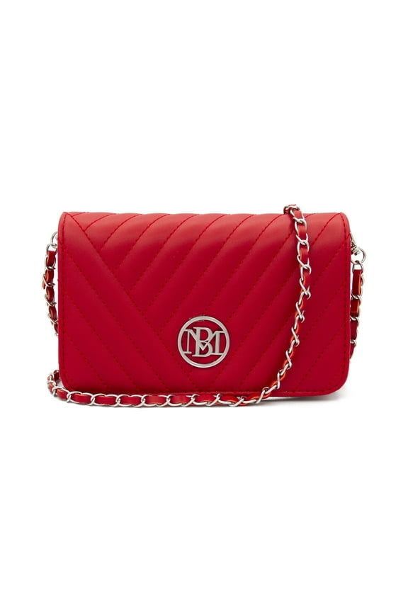 Women's Vegan Leather Camera Bag Red